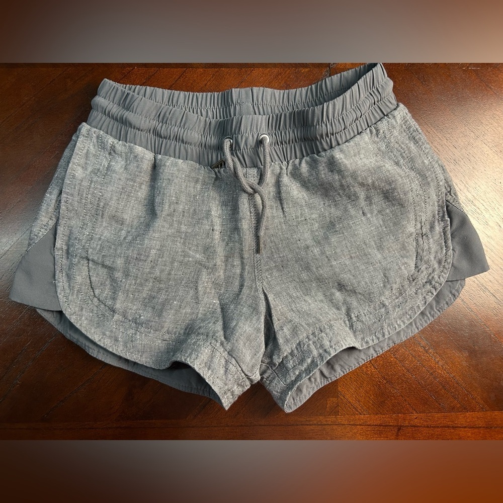 Athleta Gray Athletic Shorts - Picture 2 of 6